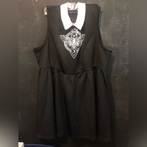 Last Price Drop!! NWOT Hot Topic 4 Black and White Sleeveless Skater Dress